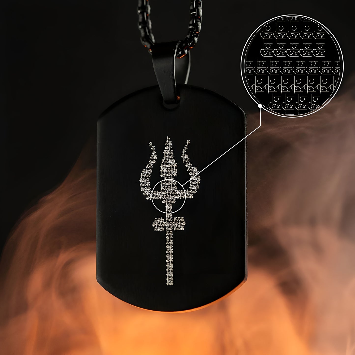 Mahadev Trishul Pendant with Chain – Power, Protection & Spiritual Strength