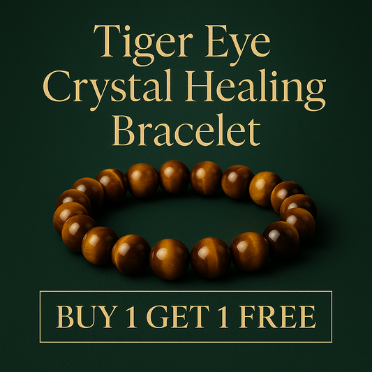 Tiger Eye Crystal Healing Bracelet – Buy 1 Get 1 Free!