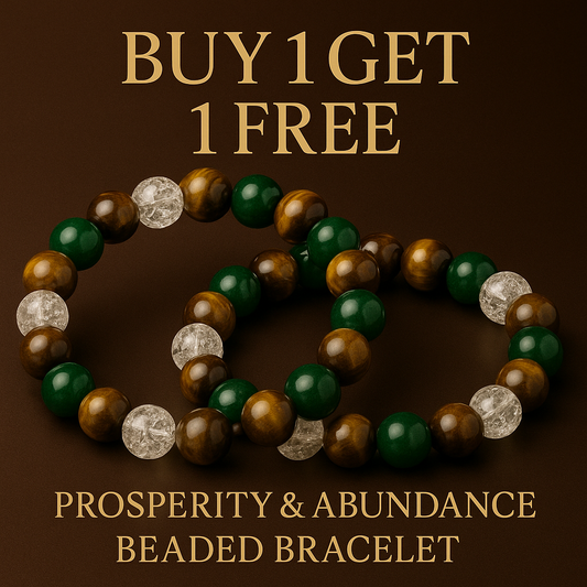 Prosperity & Abundance Beaded Bracelet – Buy 1 Get 1 Free!